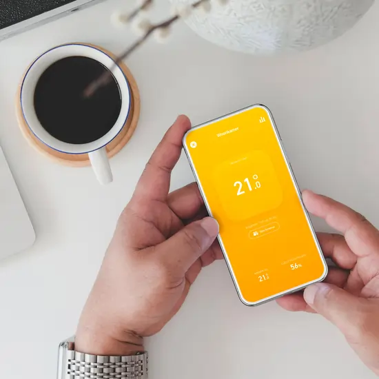 Tado app en koffie