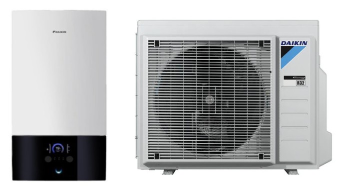 Altherma 3 R split binnenunit en buitenunit